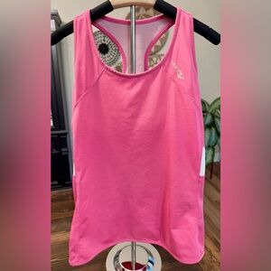 Saucony Women’s Bright Pink Performance Running/Workout Tank Size L